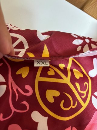 Disfraz hippie mujer años 60 70 talla XXL