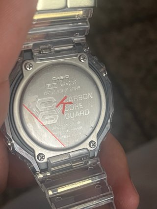 Reloj Casio G-Shock Transparente