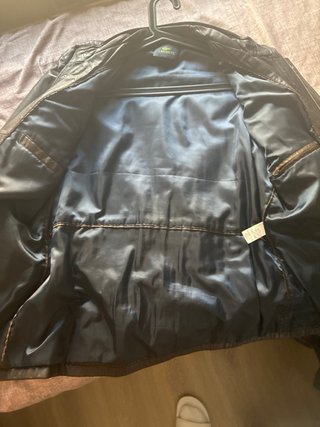 Chaqueta de piel Lacoste
