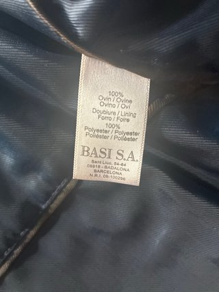 Chaqueta de piel Lacoste