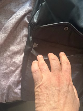 Chaqueta de piel Lacoste