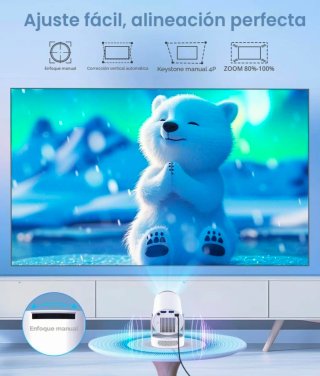 Mini Proyector MAGCUBIC 4K Nuevo