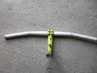 Potencia y manillar bici antigua