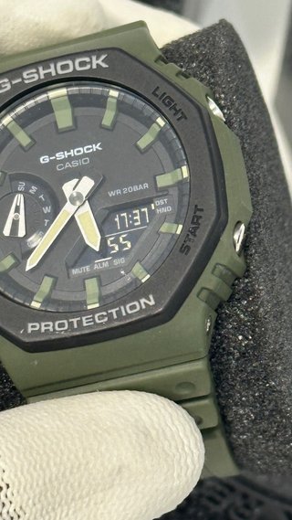 Reloj negro i verde Casio G-Shock GA-2110SU-3AER