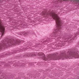 Retal de Tela Fallera Damasco Fucsia