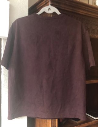 Rebajadísima Camiseta marrón manga corta