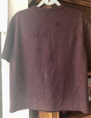 Rebajadísima Camiseta marrón manga corta