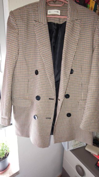 Chaqueta Sfera Basic cuadros L/40/12