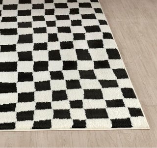 Alfombra Livabliss Freud Blanco y Negro 200x275
