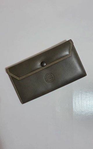 Cartera verde Piel Noble
