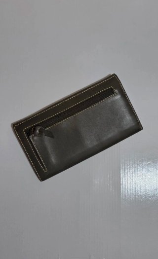 Cartera verde Piel Noble