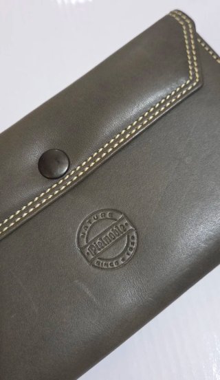 Cartera verde Piel Noble