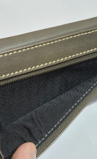 Cartera verde Piel Noble