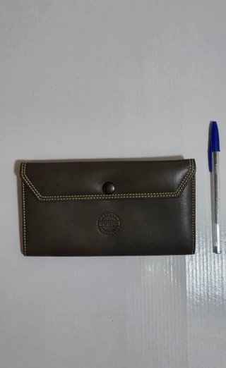 Cartera verde Piel Noble