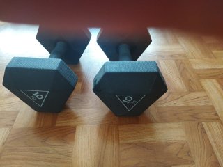 2 Mancuernas hexagonales DOMYOS