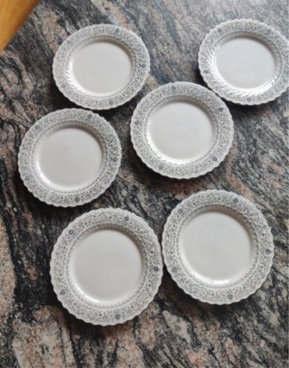 Set de 6 Platos de Postre