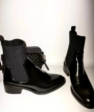 Botines negros elegantes Zara
