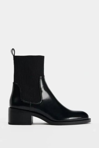 Botines negros elegantes Zara