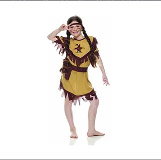 Disfraz estilo indígena mujer talla S