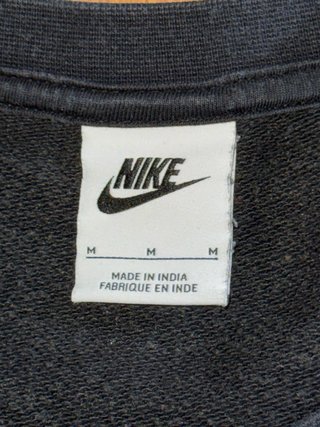 Sudadera Nike Manga Larga Negra Talla M