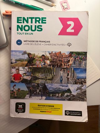 Libro de Francés Entre Nous 2