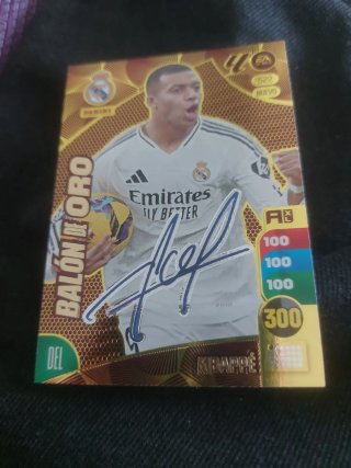 Cromo Adrenalina Mbappé Balón de Oro