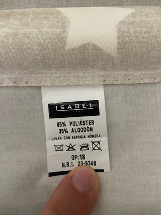 Estor Enrollable Beige con Estampado de Estrellas
