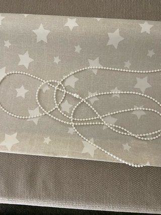 Estor Enrollable Beige con Estampado de Estrellas