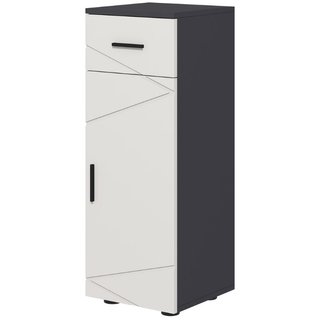 Armario baño aglomerado cajón 2 niveles 30x30x82cm