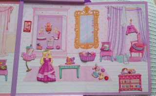 Libro magnético de muñecas y accesorios