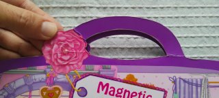 Libro magnético de muñecas y accesorios