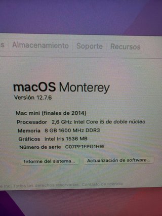 Mac Mini y Monitor Apple