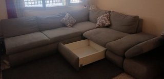 Sofá Rinconera Gris