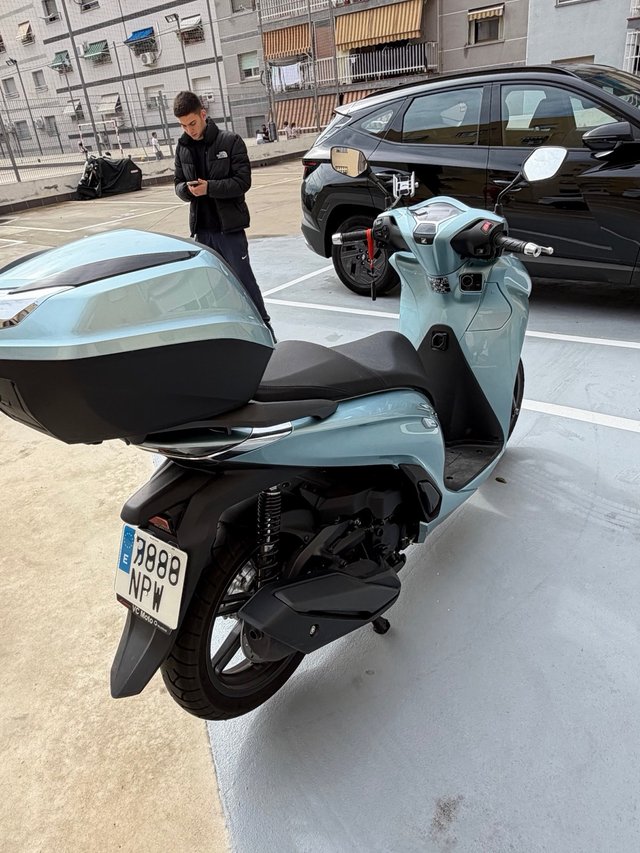 Honda SH 350i 2026 Top Box Azul