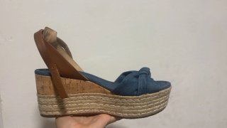 Sandalias Cuña Michael Kors Denim
