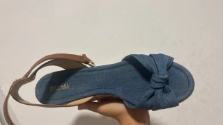 Sandalias Cuña Michael Kors Denim