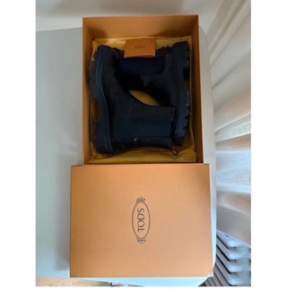 Botines Tod's Piel Negra Talla 38.5