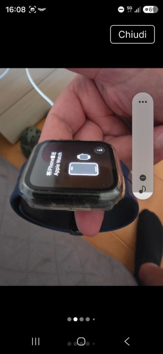 Apple Watch SE Blu/Argento