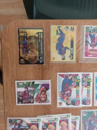 Lote 43 cromos de Messi