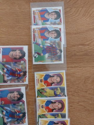 Lote 43 cromos de Messi