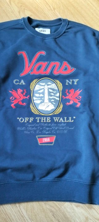 Sudadera Vans azul hombre talla L