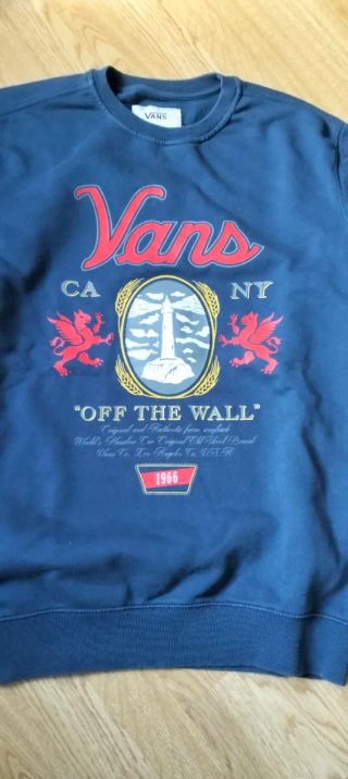 Sudadera Vans azul hombre talla L