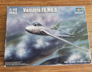 Maqueta Avión Vampire FB.MK.5 Trumpeter 1/48