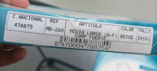 2 Cajas Medias Comprelastic Compresión Fuerte