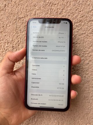 iPhone XR Rojo