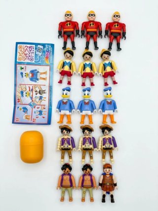 15 Figuras Playmobil Kinder Disney