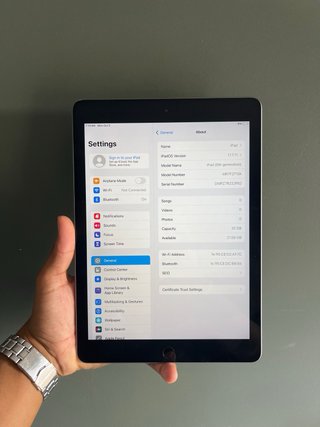 iPad 6ª Generación A1893 de 32GB – Negro/Plata