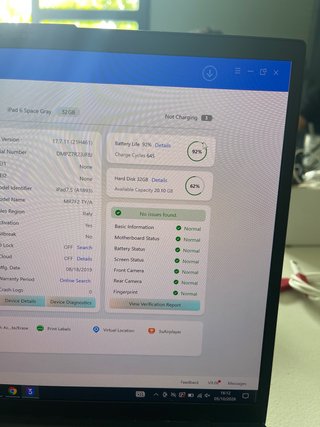 iPad 6ª Generación A1893 de 32GB – Negro/Plata