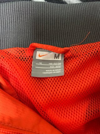 Chaqueta Nike Vintage Niños Y2K Naranja