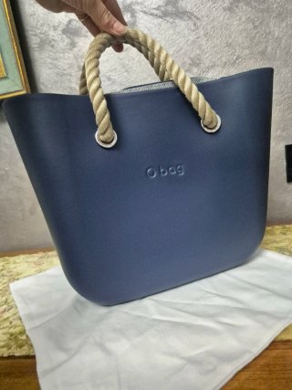 Borsa O bag mini blu